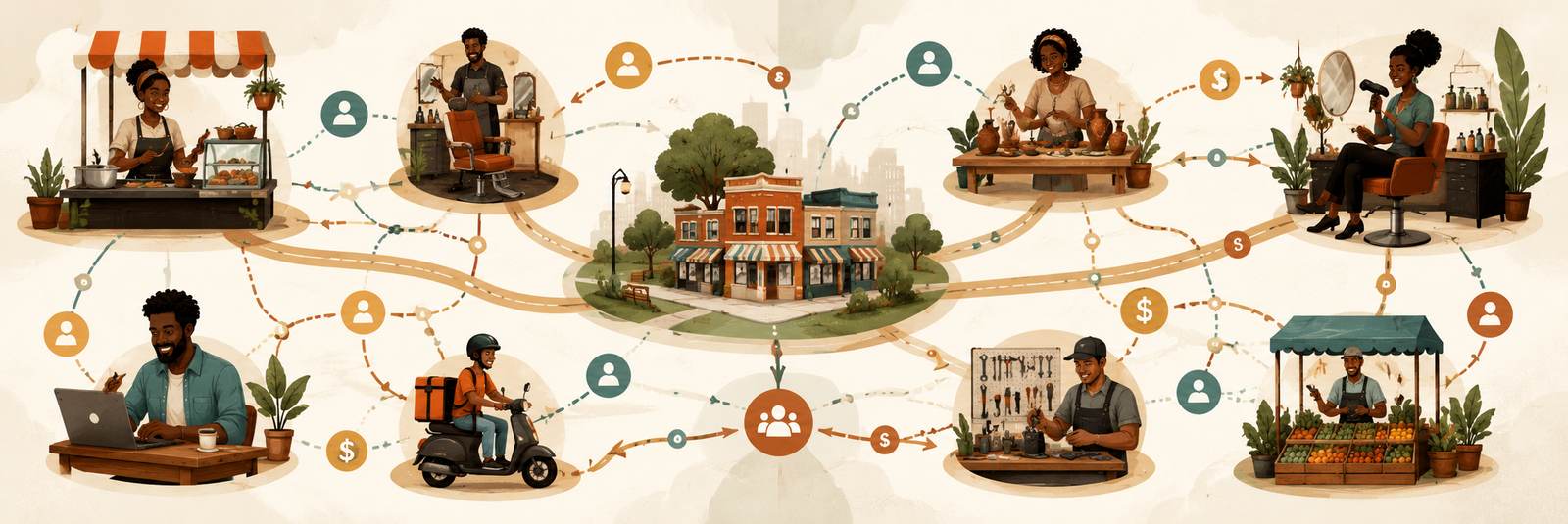 The Network Map illustration