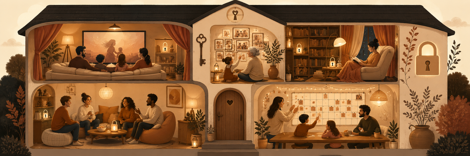 The Digital House illustration